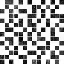 Laparet Crystal Мозаика Чёрный-Белый 30x30