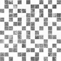 Laparet Crystal Мозаика Серый-Белый 30x30