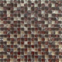 Liya Mosaic Elegance Bronze Emperador 30x30
