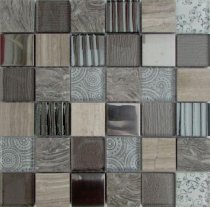 Liya Mosaic Elements Grey 30x30