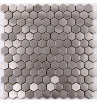 Liya Mosaic Metallic Hexagon Metal 29x31