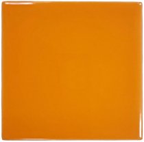 Modern Ceramics Mini Tile Orange Glossy 9.9x9.9