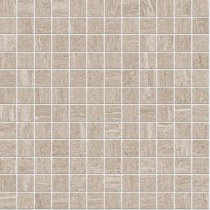 Monocibec Crest Sand Mosaico Mosaico 2.5x2.5 Su Rete 30x30