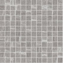 Monocibec Crest Silver Mosaico 2.5x2.5 Su Rete 30x30