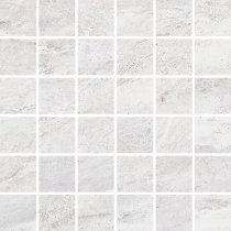 Monocibec Dolomite White Mosaico 4.7x4.7 Su Rete 30x30