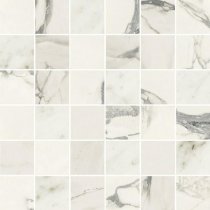 Novabell Imperial Michelangelo Mosaico 5x5 Bianco Arabescato Naturale 30x30
