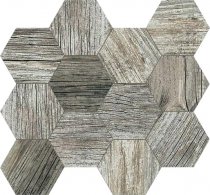Novabell Time Design Mosaico Esagona Silver 31.5x36.5