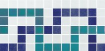 Onix Mosaico Borders Cenefa 12 Blue 15.6x31.1