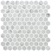 Onix Mosaico Hex Eco Stones Carrara Matte 30.1x29