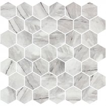Onix Mosaico Hex Eco Stones Xl Inverno Grey Matte 28.4x28.6