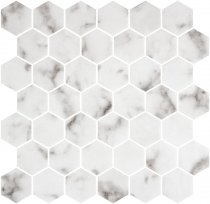 Onix Mosaico Hex Eco Stones Xl Macael Textured 28.4x28.6