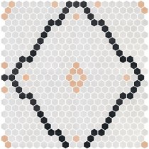 Onix Mosaico Hex Geo Patterns 19 30.1x29