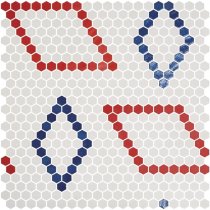 Onix Mosaico Hex Geo Patterns 9 60.3x58.1