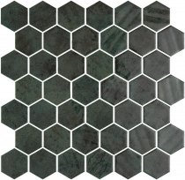 Onix Mosaico Hex Xl Zelik Green 28.4x28.6