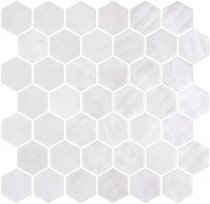 Onix Mosaico Hex Xl Zelik White 28.4x28.6