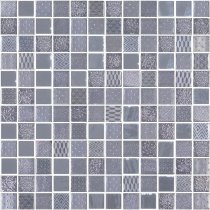 Onix Mosaico Metal Blends Metal Grey 31.1x31.1