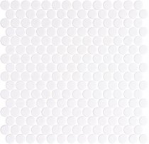 Onix Mosaico Penny Shiny White Shiny 28.6x28.6