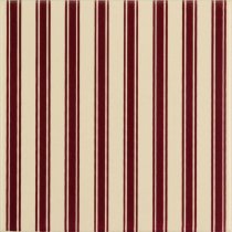 Original Style Artworks Colonial White Regency Stripe Burgundy 15.2x15.2