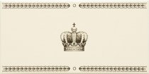 Original Style Artworks Colonial White Single Sovereign Crown 7.5x15.2