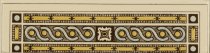 Original Style Artworks Colonial White Symmetrical Classical Quarter Tile 3.8x15.2
