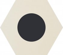 Ornamenta Core Basic Dot Positive White D 60 Hexagon 60x60