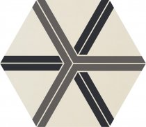 Ornamenta Core Basic Plot White D 60 Hexagon 60x60