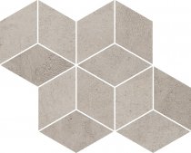 Paradyz Pure City Grys Romb Hexagon Mozaika 20.4x23.8