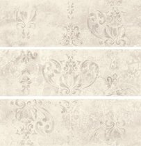 Paradyz Silence Silver Wall Carpet Dekor Rekt Gloss 25x75