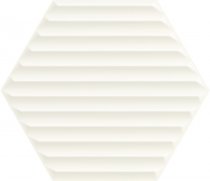 Paradyz Woodskin Bianco Heksagon Struktura B 19.8x17.1