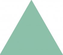 Petracers Triangolo Fondo Verde 17x17