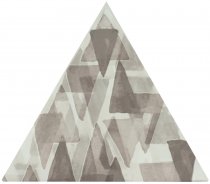 Petracers Triangolo Impressioni Grigio 17x17