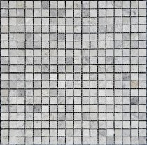 Pixel Mosaic Мрамор Tundra Grey 15х15 мм Полированная 30.5x30.5
