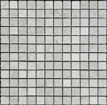 Pixel Mosaic Мрамор Tundra Grey 23х23 мм Матовая 30.5x30.5