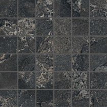 Provenza Unique Infinity Mosaico 5X5 Cobblestone Black 30x30