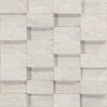 Ragno Realstone Quarzite Bianco Mosaico 3D 29x29