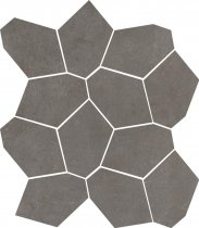 Rondine Concrete Dark Mosaico Piramide 30x30