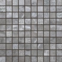 Rondine Pietre Di Fiume Antracite Mosaico Mix 30x30