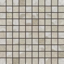 Rondine Pietre Di Fiume Beige Mosaico Mix 30x30