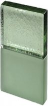 S.Anselmo Glass Bricks Green Peridot Half 11.6x12.1