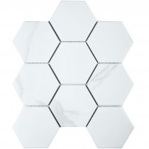 Starmosaic Homework Hexagon Big Carrara Matt 29.1x29.5