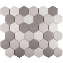 Starmosaic Homework Hexagon Small Grey Mix Antislip 28.2x32.5
