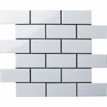 Starmosaic Mosaic Brick White Glossy 28.8x29.4