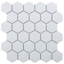 Starmosaic Mosaic Hexagon Small White Matt 27.2x28.2