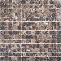 Starmosaic Wild Stone Mosaic 20x20 Dark Emperador Matt 30.5x30.5