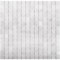 Starmosaic Wild Stone Mosaic 20x20 White Polished 30.5x30.5