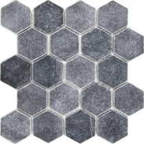 Starmosaic Wild Stone Mosaic Hexagon Vbs Tumbled 64x74 30.5x30.5
