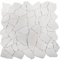 Starmosaic Wild Stone Mosaic Split White Matt 30.5x30.5