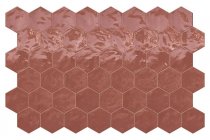 Terratinta Hexa Cherry Pie Wall Glossy 17.3x15