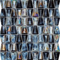 Tubadzin Mosaic Drops Glass Grey 30.4x30.6