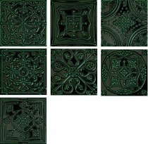 Tubadzin Tinta Decor Green 14.8x14.8